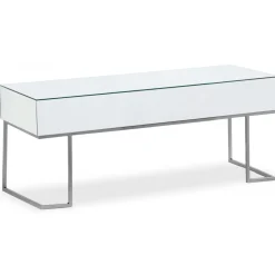 Console en Miroir NARCISSO pieds Argent