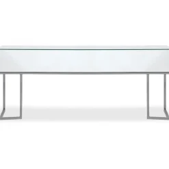 Console en Miroir NARCISSO pieds Argent