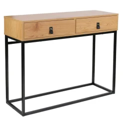 Console industrielle Bois et Métal SALMA