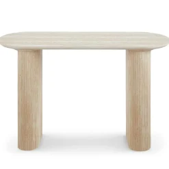 Console moderne avec pieds style colonnes Gwendoline Beige