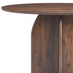 Console moderne ovale Calyptus Bois foncé