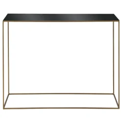 Console Métal Gris Bleu OLIA