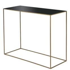 Console Métal Gris Bleu OLIA