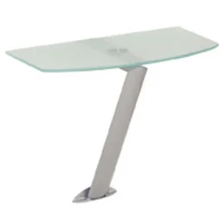 Console murale plateau en verre trempé