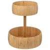 Corbeille à fruit 2 niveaux bambou Beige