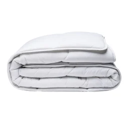 Couette bébé synthétique 300 grm² enveloppe coton Eden Essix - Blanc