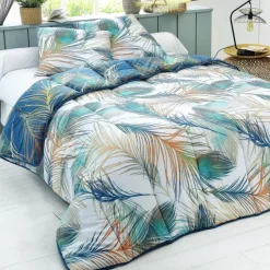 Couette chaude PLUMA 140x200 bleu 400G