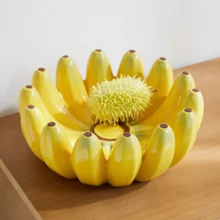Coupe à fruits bananes céramique NANABA