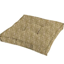 Coussin de sol en coton 190g/m² TERANGA INAYA 40x40x12 Bronze