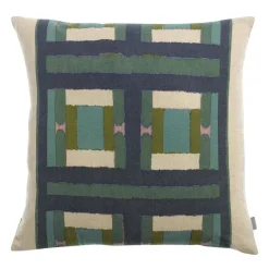 Coussin imprimé Taho Vert de gris