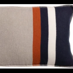 Coussin jacquard recyclé Gioia Marine 40 x 65