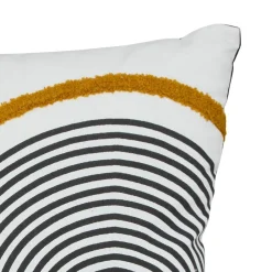 Coussin Kubus 45x45cm - noir et blanc