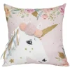 Coussin Licorne Rubans