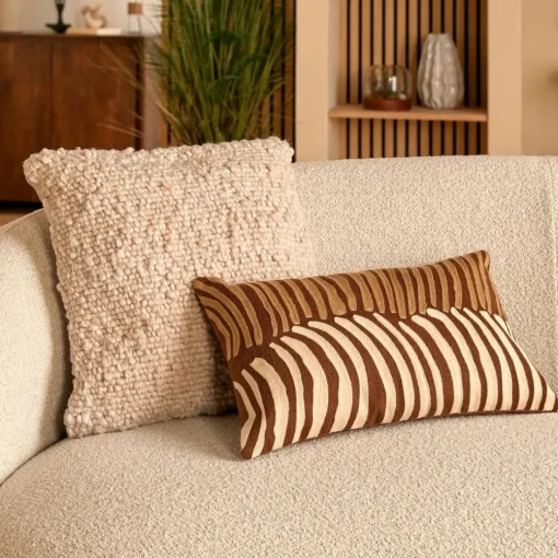 Coussin Volna 45x45cm - ivoire