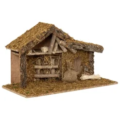 Crèche de Noël Vide Mousse Écorce