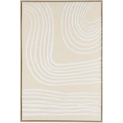 Décoration murale C lignes abstraites, cadre naturel HOMER