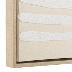 Décoration murale C lignes abstraites, cadre naturel HOMER