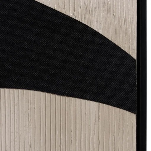 Décoration murale formes abstraites n°1, cadre noir HOMER
