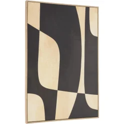 Décoration murale imprimés abstraits, cadre naturel HOMER