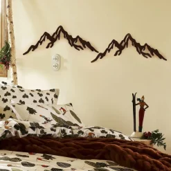 Décoration murale montagne stylisé Pic du Midi