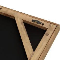 Décoration murale mosaïque tricolore en Pin recyclé SANDY Ecru