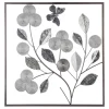 Décoration murale métal silver 50X50