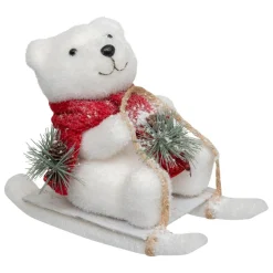 Décoration Ours Luge