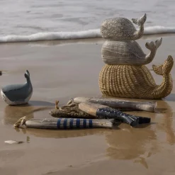 Décoration poissons en bois à suspendre GARDON
