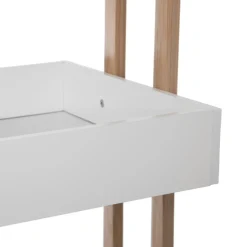 Desserte à 4 Plat avec Roulette Lea