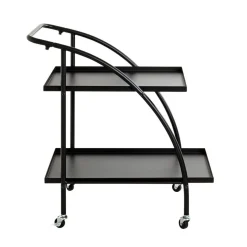 Desserte à roulettes 2 étagères