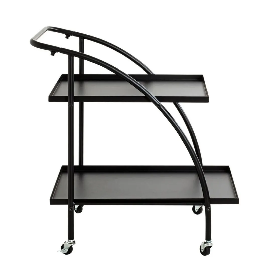 Desserte à roulettes 2 étagères
