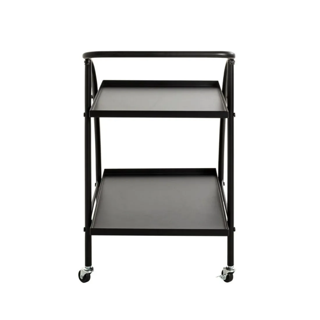 Desserte à roulettes 2 étagères