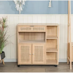 Desserte Chariot Bois Massif