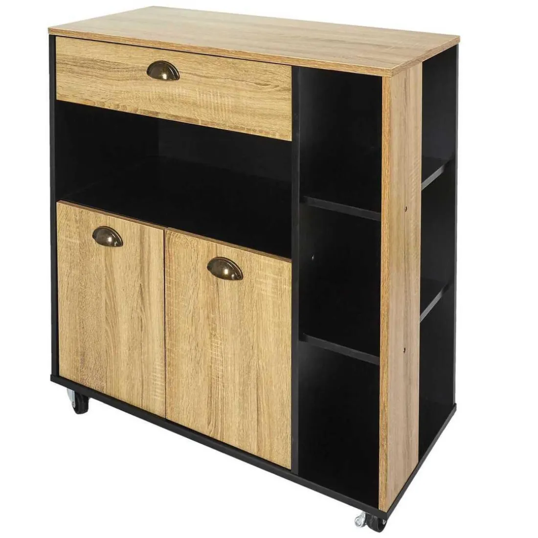 Desserte Cuisine Chef en Bois