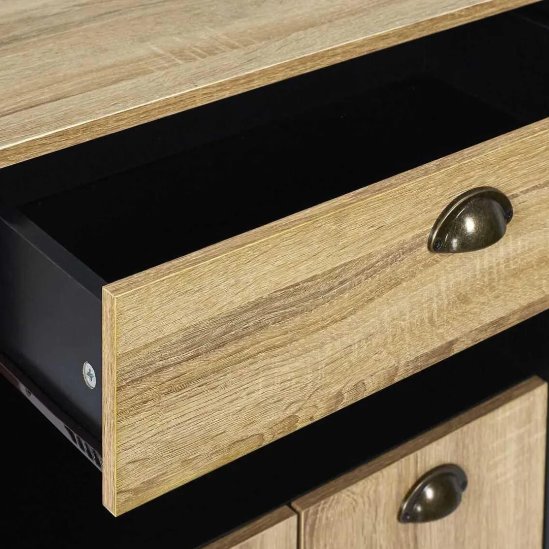 Desserte Cuisine Chef en Bois