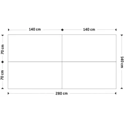 Double bureau bench ou table de réunion 'AMADEUS' en bois finition Noyer et métal blanc