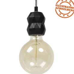 Douille design 'SOKET' noire