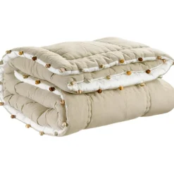 Édredon uni Gastounet Sienne 160 x 160