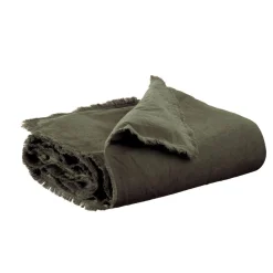 Édredon uni Laly Olive 85 x 200