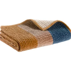 Edredon Elise patchs Cobalt 80 x 180