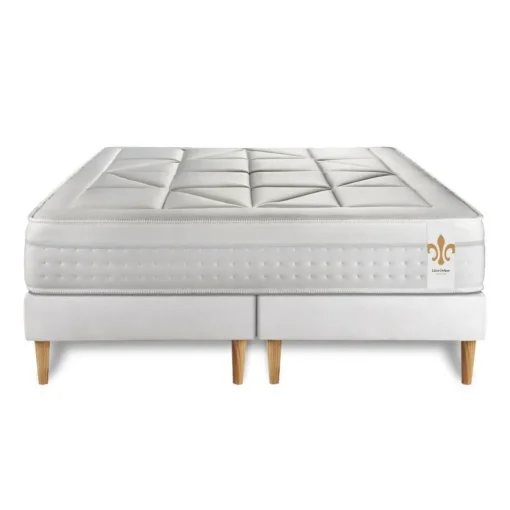 Ensemble Le Vingt-Huit double sommiers Blanc