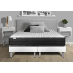 Ensemble Matelas en mousse polyuréthane à mémoire de forme VITALMEMO ONE