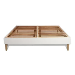 Ensemble matelas FLEXY sommier kit blanc