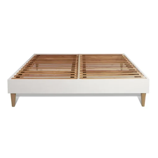 Ensemble matelas FLEXY sommier kit blanc