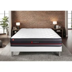 Ensemble sommier matelas REGEN a memoire de forme