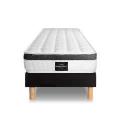 Ensemble Superieur Memoire de forme 3 zones sommier noir