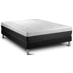 Ensemble VITAL FORM sommier kit noir