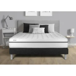 Ensemble VITAL SPA sommier Kit Noir