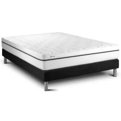 Ensemble VITAL SPA sommier Kit Noir