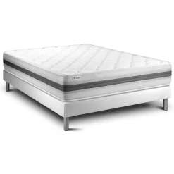 Ensemble VITALMEMO BACK sommier kit blanc
